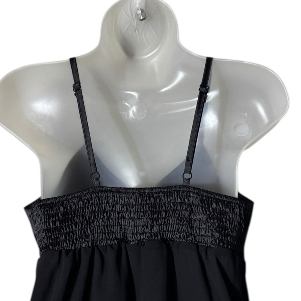 Y2K Romwe Babydoll Top Small Festival Dark Romantic‎ Fairy Grunge Feminine Black - Picture 5 of 9